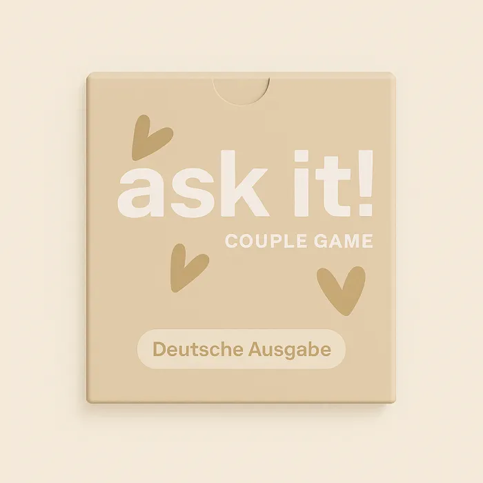 Ask It – Couple Game und Kennenlernspiel Kartenspiel. Beziehungsspiel und Date Night Spiel mit 101 Fragen und Aufgaben. Icebreaker Kartenspiel für Paare, Freunde und neue Bekanntschaften.