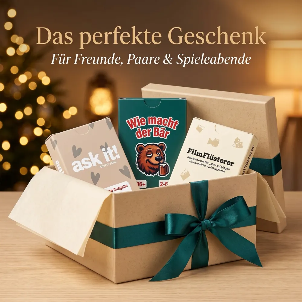 Cardsnight Komplett-Bundle – Das perfekte Geschenk für Freunde, Paare und Spieleabende.