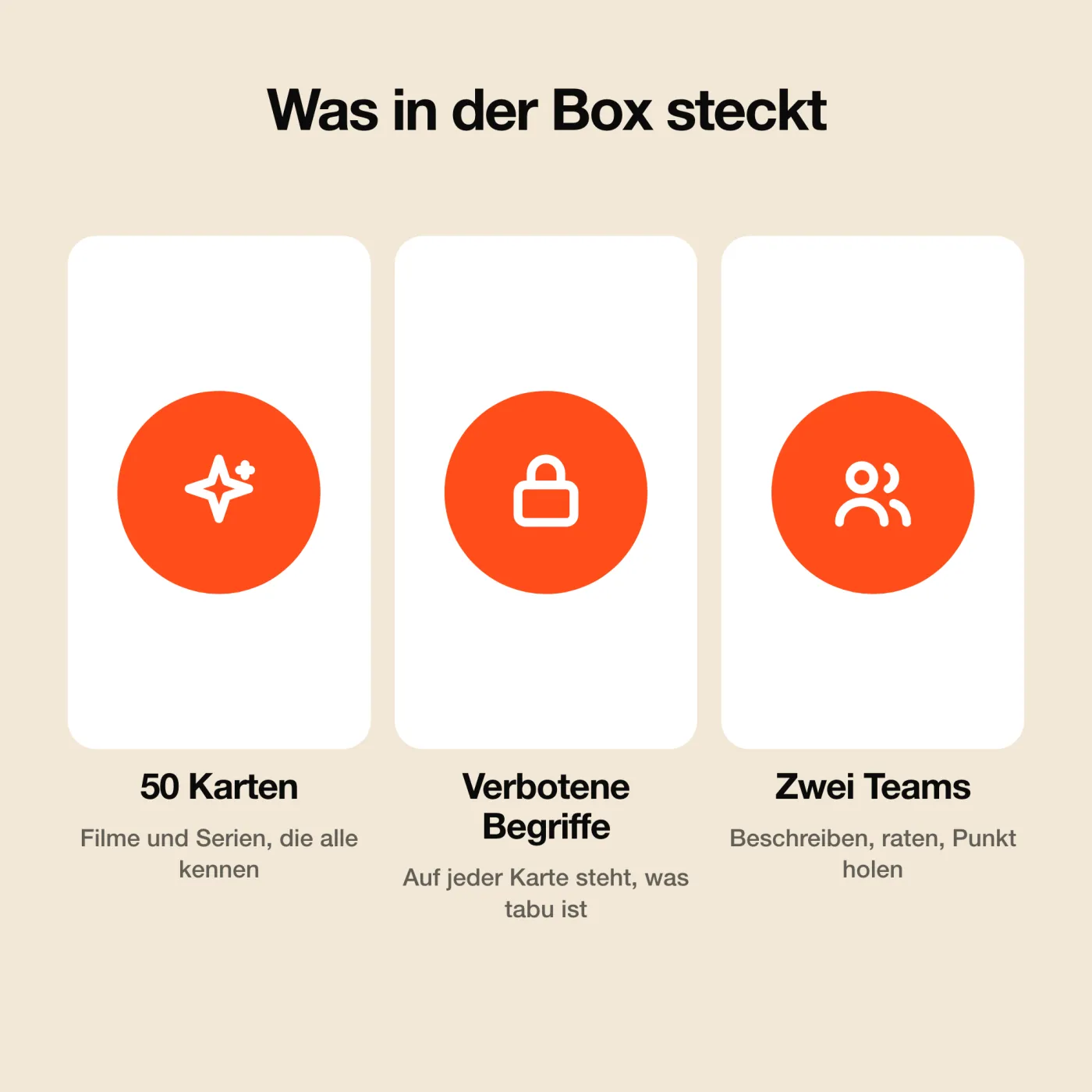 FilmFlüsterer – Was in der Box steckt. Filmspiel mit 50 Karten.